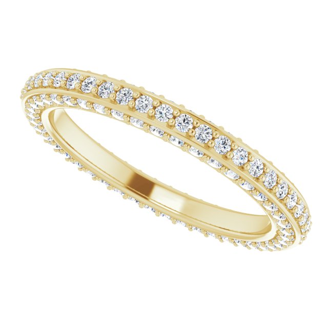 3/4 CTW Natural Diamond Eternity Band, 2 mm