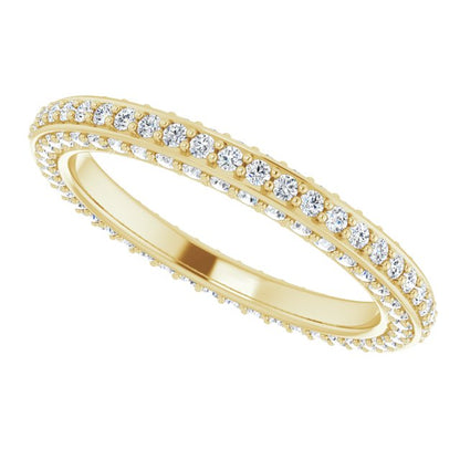 3/4 CTW Natural Diamond Eternity Band, 2 mm