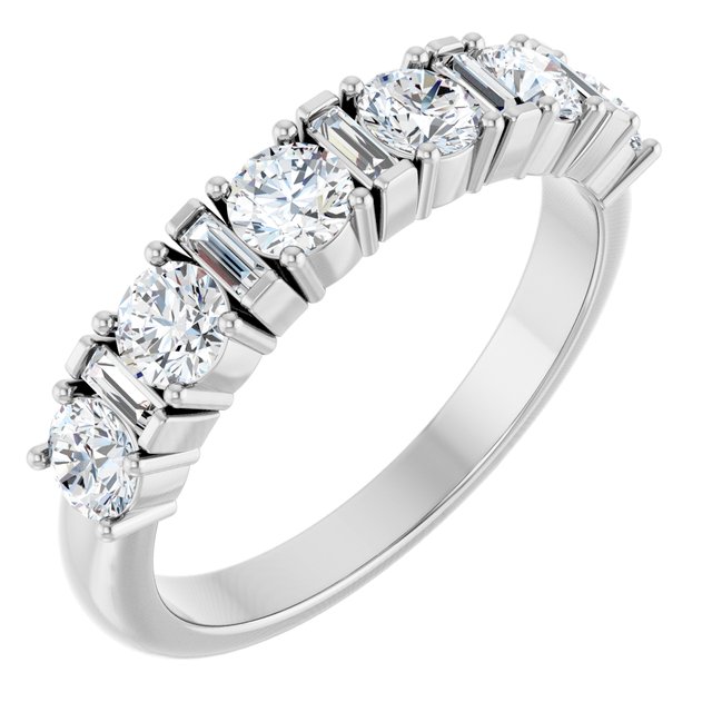 1 CTW Natural Diamond Anniversary Band, 3.75 mm