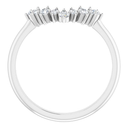 1/5 CTW Natural Diamond Matching Band, 8.4 mm