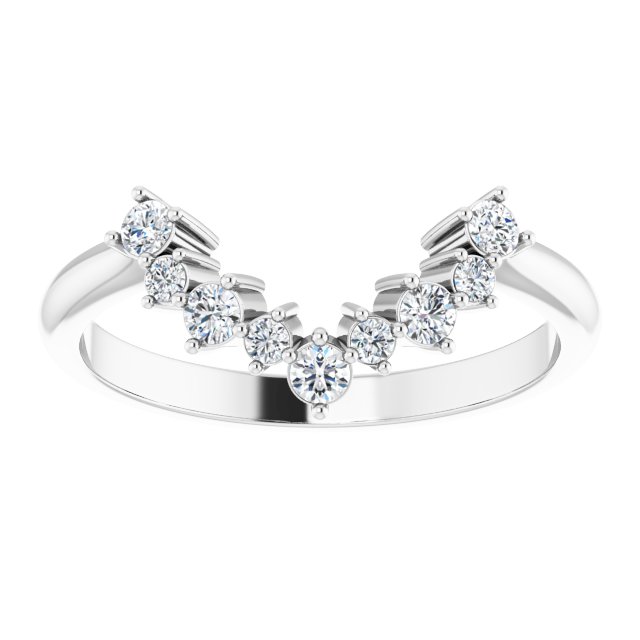 1/5 CTW Natural Diamond Matching Band, 8.4 mm