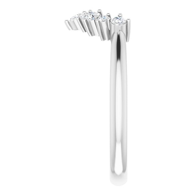 1/5 CTW Natural Diamond Matching Band, 8.4 mm