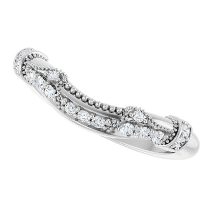 1/6 CTW Natural Diamond Matching Band, 4.4 mm