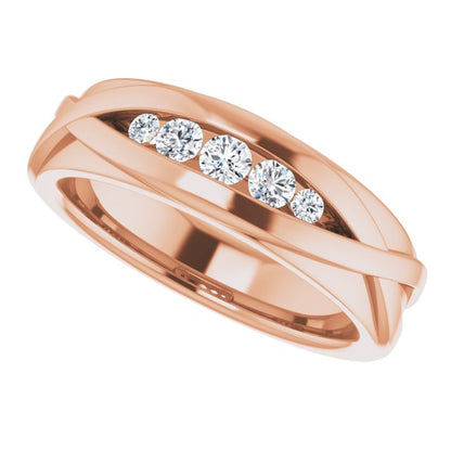 1/3 CTW Natural Diamond Band, 6.6 mm
