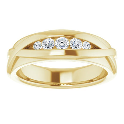 1/3 CTW Natural Diamond Band, 6.6 mm