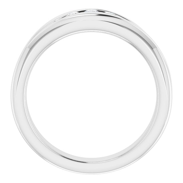 1/3 CTW Natural Diamond Band, 6.6 mm