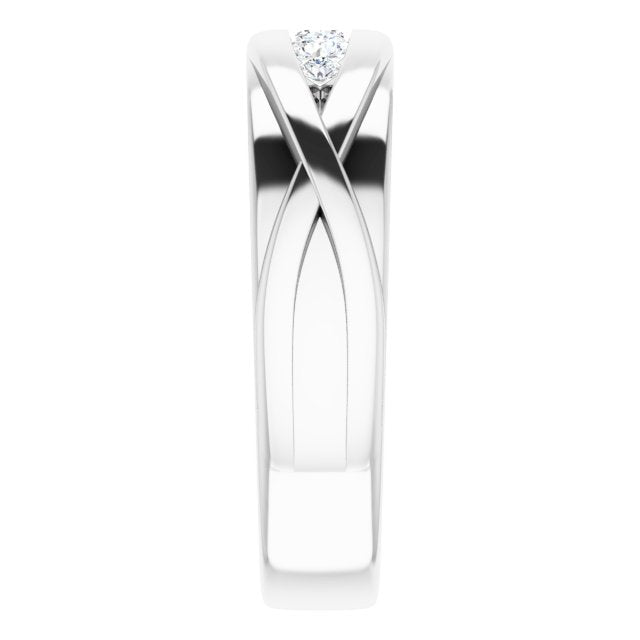 1/3 CTW Natural Diamond Band, 6.6 mm