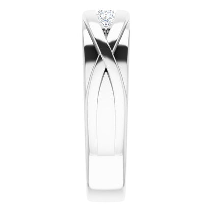 1/3 CTW Natural Diamond Band, 6.6 mm