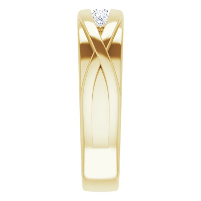 1/3 CTW Natural Diamond Band, 6.6 mm