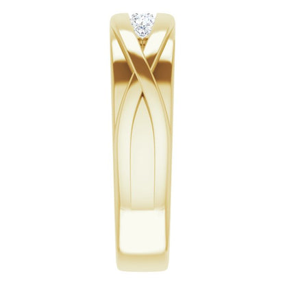 1/3 CTW Natural Diamond Band, 6.6 mm