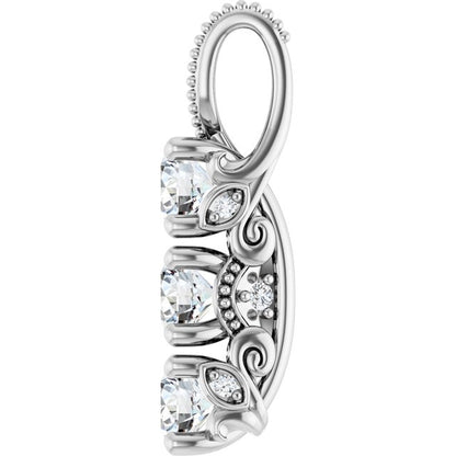 5/8 CTW Lab-Grown Diamond Pendant