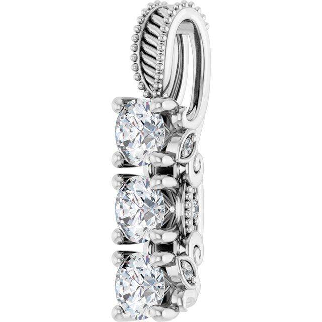 5/8 CTW Lab-Grown Diamond Pendant