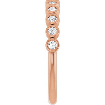 1/5 CTW Natural Diamond Anniversary Band, 5.91 mm