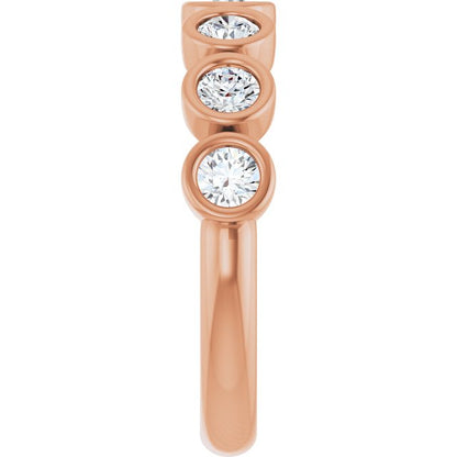 5/8 CTW Natural Diamond Anniversary Band, 6.26 mm