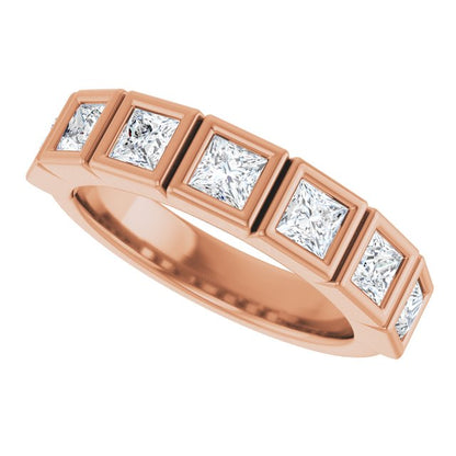 1 1/8 CTW Natural Diamond Anniversary Band, 2.12 mm