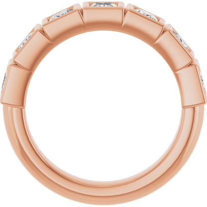 1 1/8 CTW Natural Diamond Anniversary Band, 2.12 mm