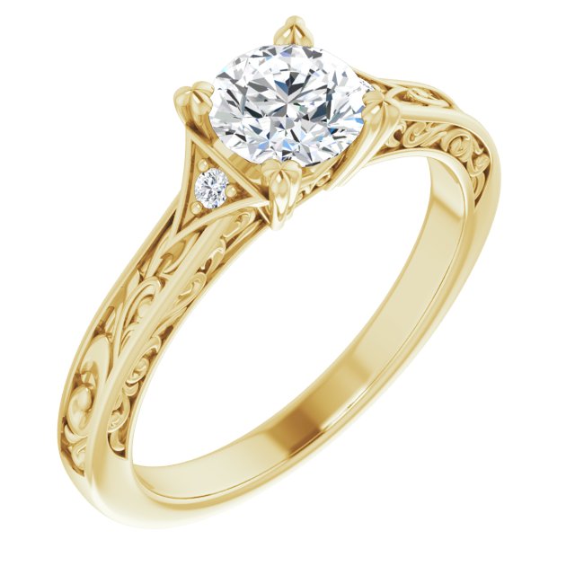 Sculptural-Inspired Matching Band, 2.49 mm