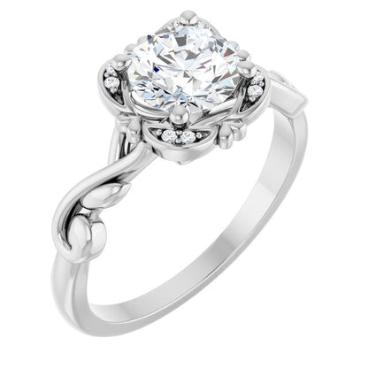 .08 CTW Natural Diamond Matching Band, 1.6 mm