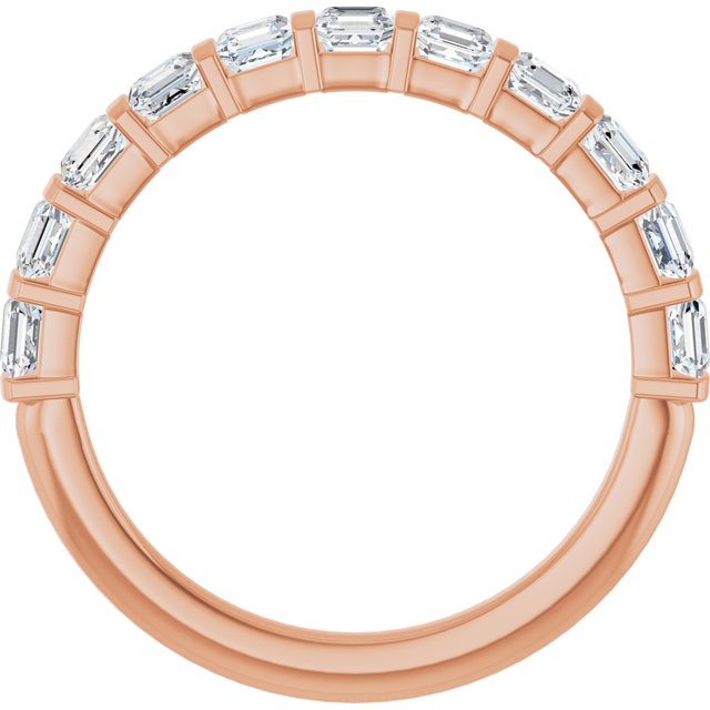 1 1/8 CTW Natural Diamond Anniversary Band, 2.5 mm