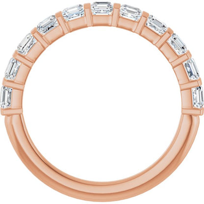 1 1/8 CTW Natural Diamond Anniversary Band, 2.5 mm