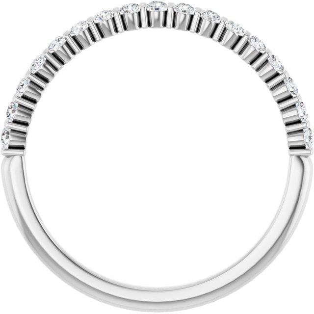 1/5 CTW Lab-Grown Diamond Anniversary Band, 2.6 mm, Channel-Set