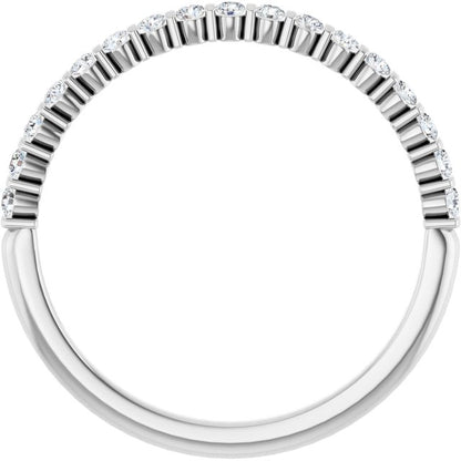1/5 CTW Lab-Grown Diamond Anniversary Band, 2.6 mm, Channel-Set