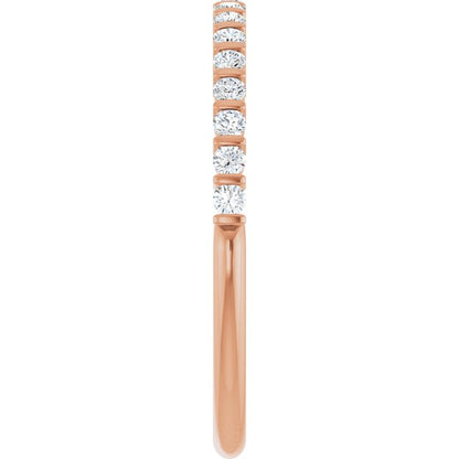 1/5 CTW Natural Diamond Anniversary Band, 2.6 mm, Channel-Set