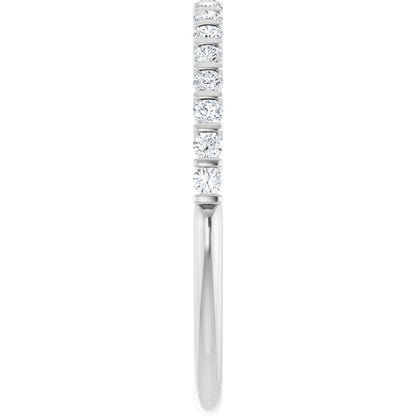 1/5 CTW Lab-Grown Diamond Anniversary Band, 2.6 mm, Channel-Set