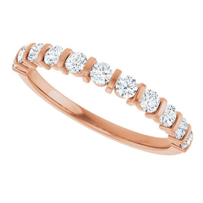 1/2 CTW Natural Diamond Anniversary Band, 1.7 mm