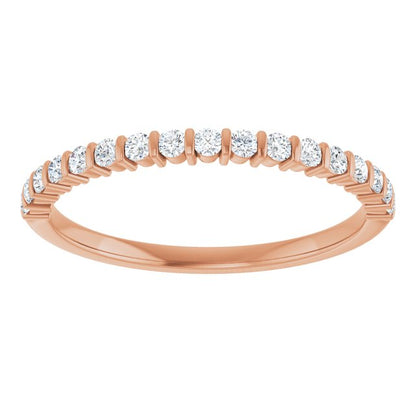 1/5 CTW Natural Diamond Anniversary Band, 2.6 mm, Channel-Set