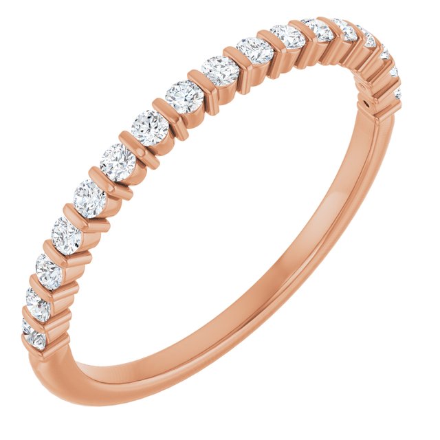1/5 CTW Natural Diamond Anniversary Band, 2.6 mm, Channel-Set