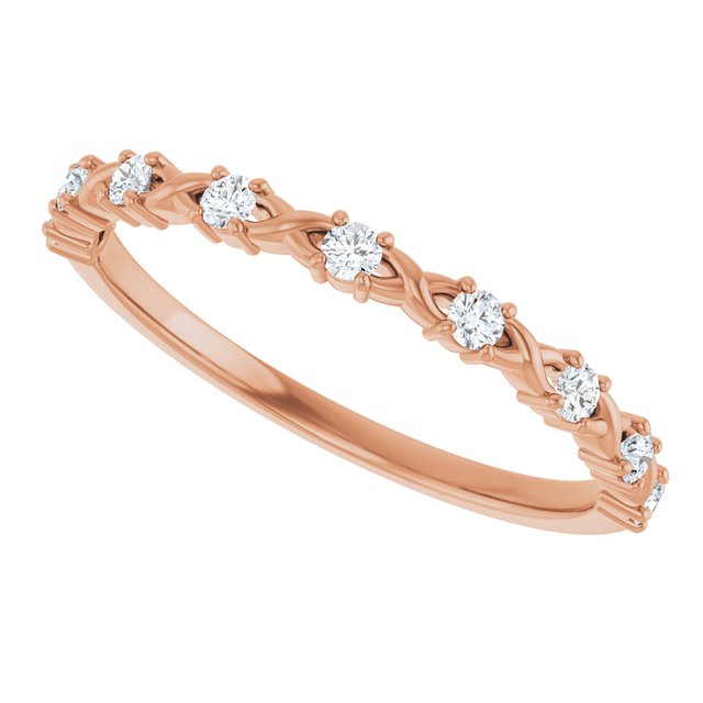1/5 CTW Natural Diamond Anniversary Band, 2.67 mm