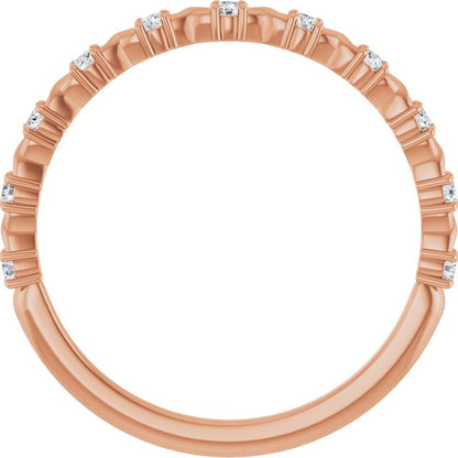 1/6 CTW Natural Diamond Anniversary Band, 2.43 mm
