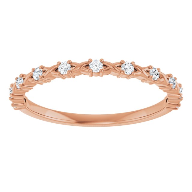 1/6 CTW Natural Diamond Anniversary Band, 2.43 mm