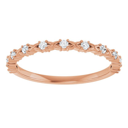 1/6 CTW Natural Diamond Anniversary Band, 2.43 mm