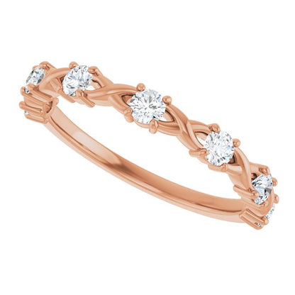 3/8 CTW Natural Diamond Anniversary Band, 2.46 mm