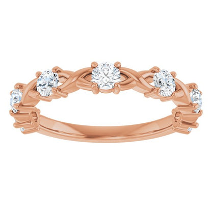 5/8 CTW Natural Diamond Anniversary Band, 2.77 mm