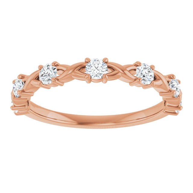 3/8 CTW Natural Diamond Anniversary Band, 2.46 mm