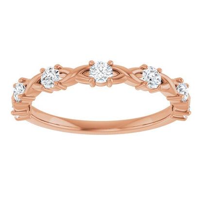 3/8 CTW Natural Diamond Anniversary Band, 2.46 mm