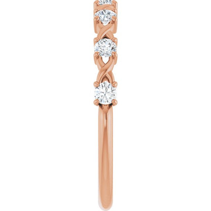 1/3 CTW Natural Diamond Anniversary Band, 2.14 mm