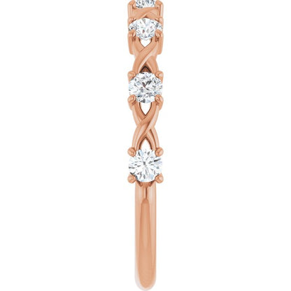 3/8 CTW Natural Diamond Anniversary Band, 2.46 mm