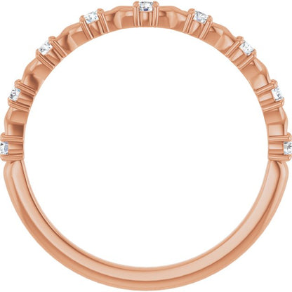 1/5 CTW Natural Diamond Anniversary Band, 2.67 mm