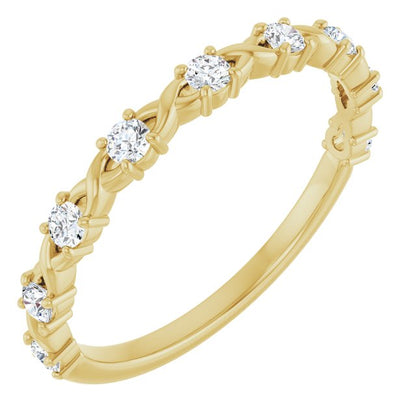 1/3 CTW Natural Diamond Anniversary Band, 2.14 mm