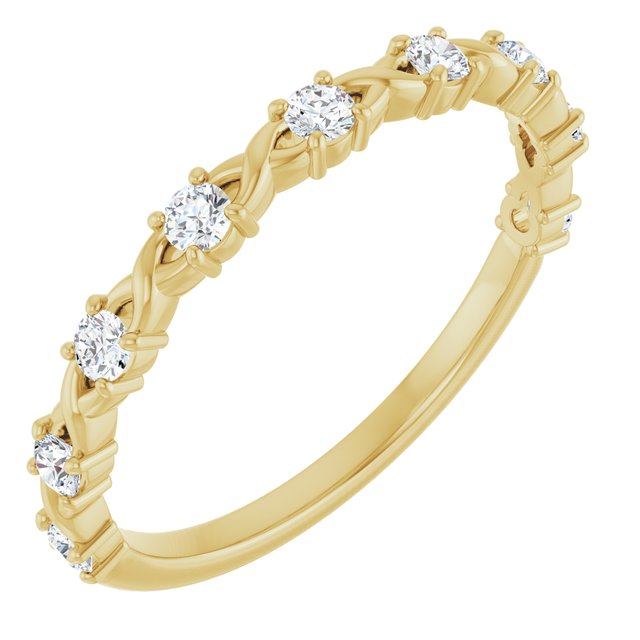 1 1/8 CTW Natural Diamond Anniversary Band, 2.18 mm