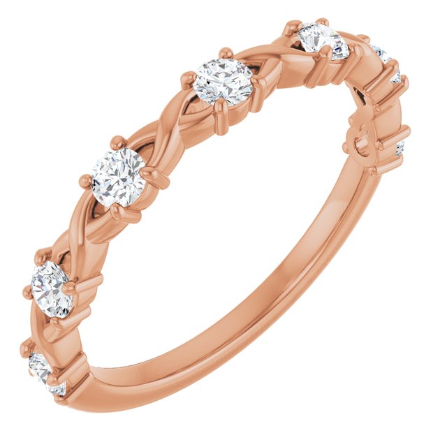 3/8 CTW Natural Diamond Anniversary Band, 2.46 mm