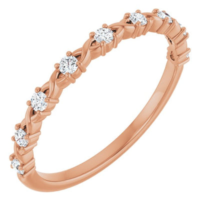 1/5 CTW Natural Diamond Anniversary Band, 2.67 mm