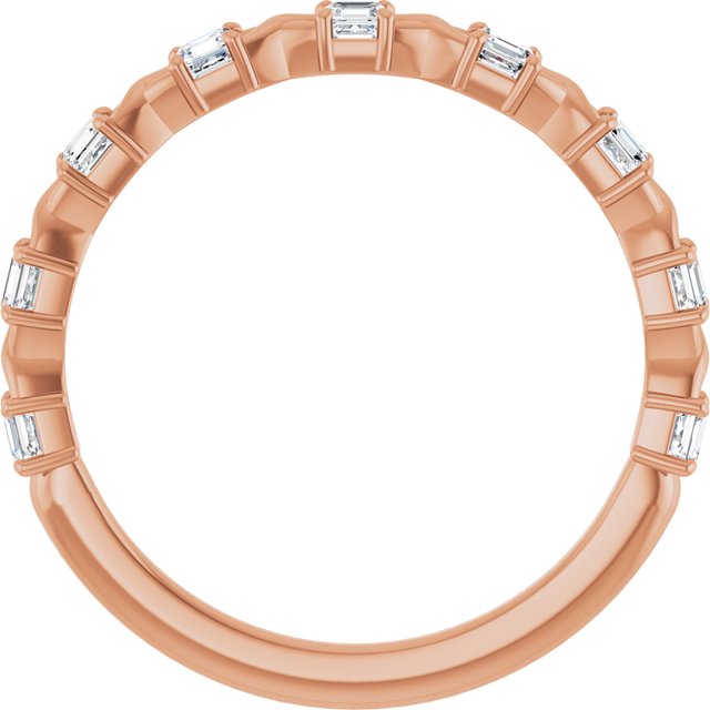 1/2 CTW Natural Diamond Anniversary Band, 1.7 mm, Style 2
