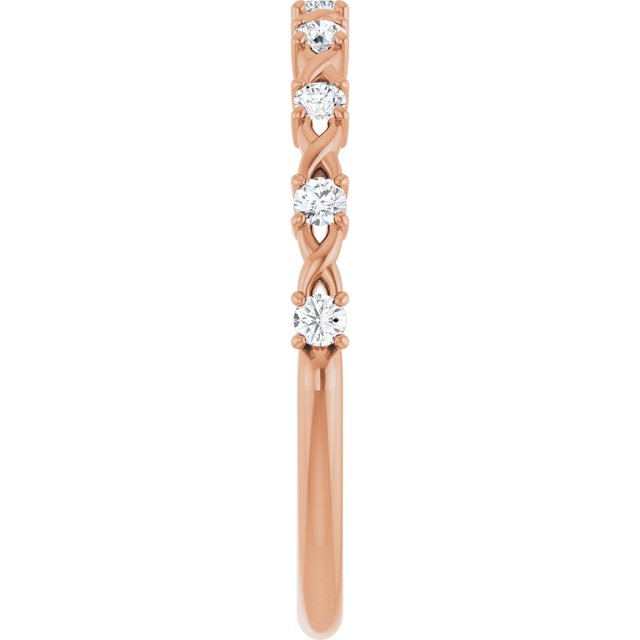 1/5 CTW Natural Diamond Anniversary Band, 2.67 mm