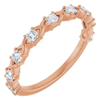 1/2 CTW Natural Diamond Anniversary Band, 1.7 mm, Style 2