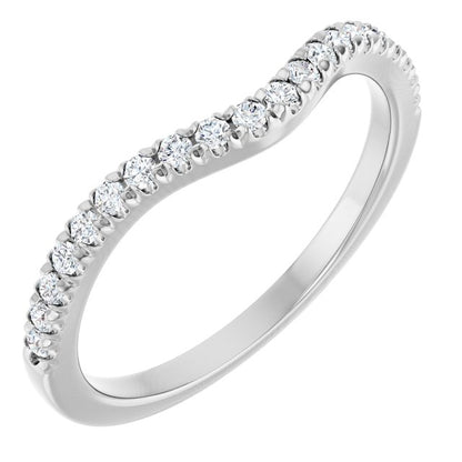 1/5 CTW Natural Diamond Matching Band, 3.9 mm